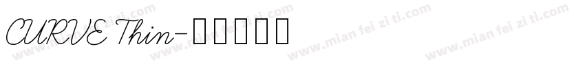 CURVE Thin字体转换